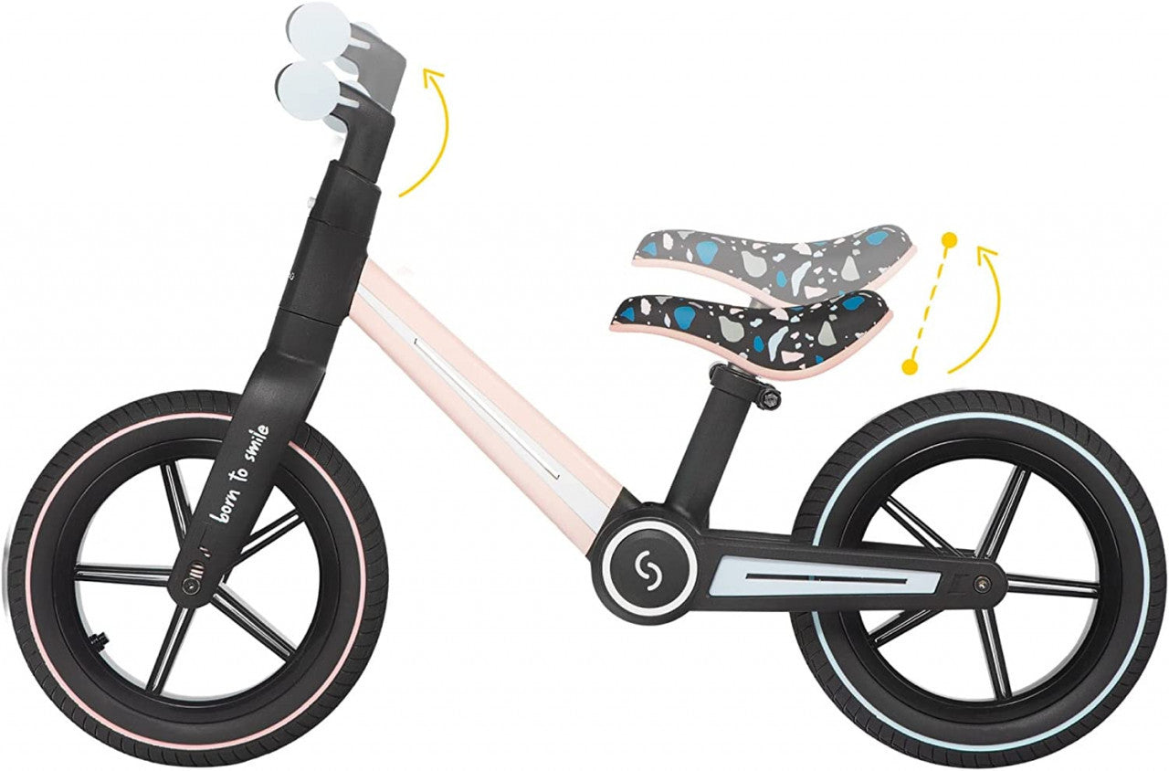 Bicicleta pliabila fara pedale Skiddou Ronny, Keep Pink, Roz - Imagine 4 [ps:bd01b37e-9e1b-4ee4-8366-53552e2e8b9e]
