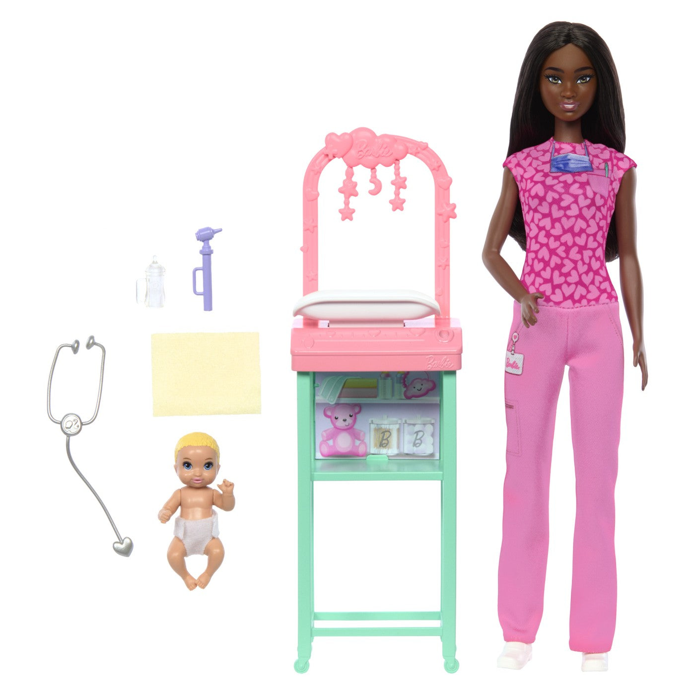 BARBIE SET DE JOACA PAPUSA BARBIE BRUNETA FACE CARIERA - Imagine 5 [ps:76974b1d-a959-4f3f-92a0-781d9b0553f4]