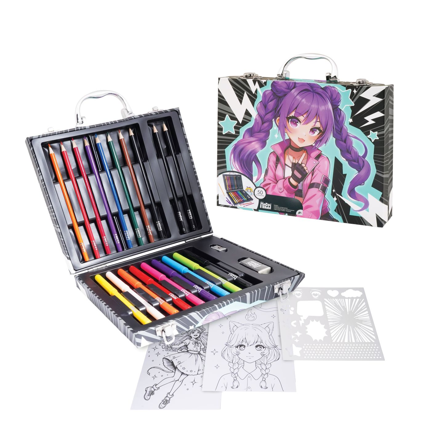 Set Desen Deluxe Manga Happi Hobbi cu 50 Accesorii - AS - Default Title (4) [ps:dc06eedc-47e4-4056-a67d-a27e49d4a33e]
