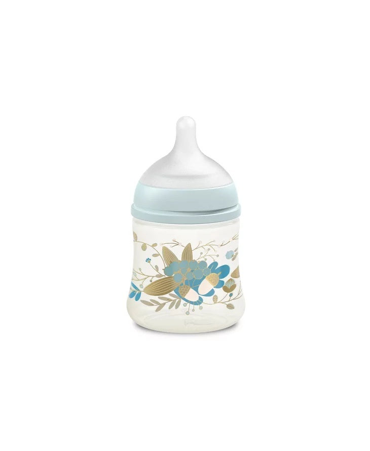 Biberon 150 ml tetină fiziologică SX Pro debit lent roz - Albastru