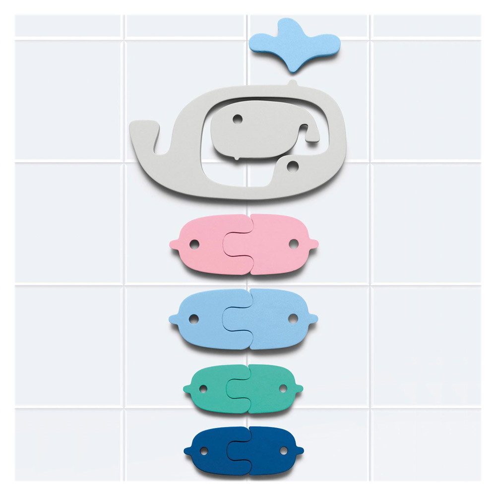 Puzzle de Baie Meduze Colorate, 10 piese, Quut Toys - Balene si pestisori (4) [ps:7b5cced1-1b9d-494e-94ff-9365613ba2bb]