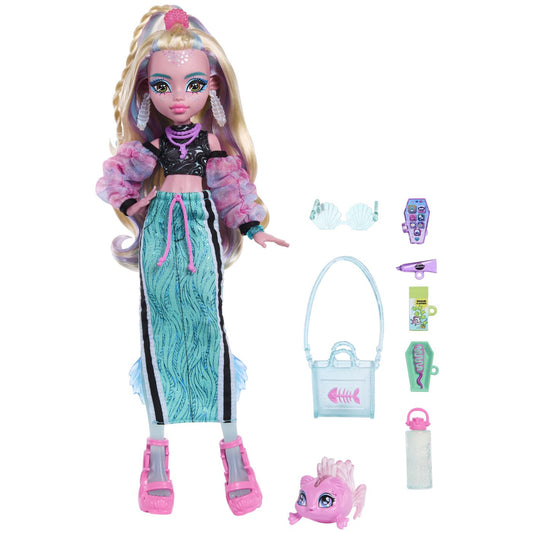 MONSTER HIGH PAPUSA LAGOONA BLUE CU ACCESORII Mattel - Imagine 4