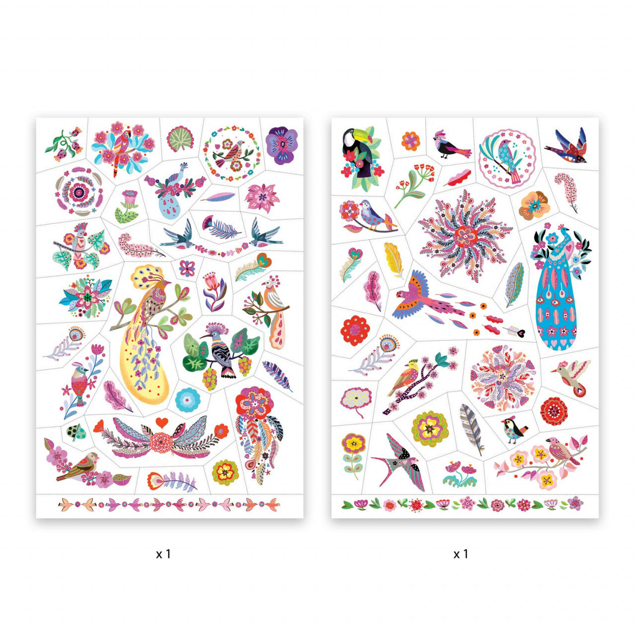 Tatuaje Pasari multicolore, Djeco - Imagine 2 [ps:c21b520d-d1ce-4249-9c40-1401638c7a0b]