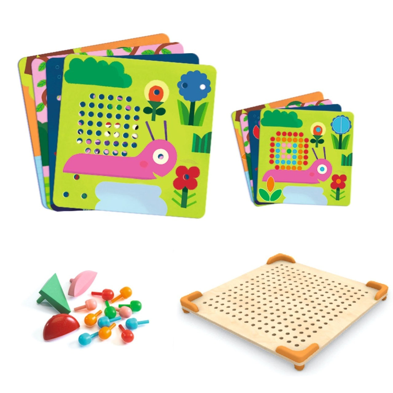 Jucarie educativa Mozaic mini animo, Djeco - Imagine 3 [ps:d207de0c-1374-4464-a305-9f1bfaae072c]