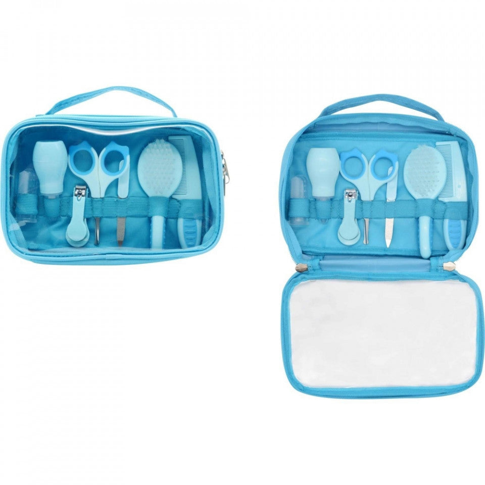 Set ingrijire unghii copii cu 7 piese BabyJem (Culoare: Gri) - Bleu [ps:1f465040-5a45-4d7e-8c78-f40da9d083cc]