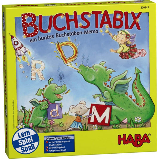 Buchstabix, joc de memorie cu litere, Haba [ps:c3e19456-a9a9-4ed2-b4f5-fe8a80987964]