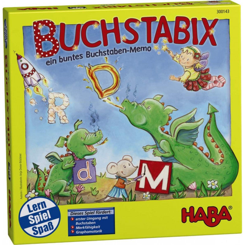 Buchstabix, joc de memorie cu litere, Haba [ps:c3e19456-a9a9-4ed2-b4f5-fe8a80987964]