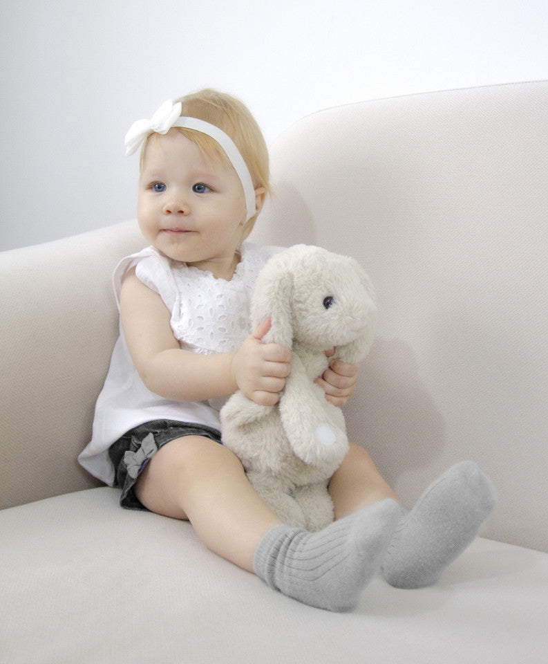 Jucarie din plus pentru copii BabyJem The Bestie Bunny (Culoare: Gri) [ps:9c3fce01-2775-4e48-ac14-66777441abb7]