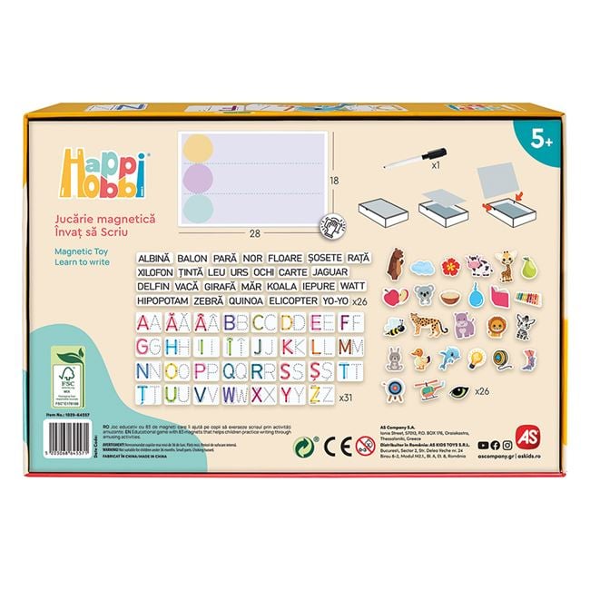 HappiHobbi Învăț să Scriu - 83 Magneti Educaționali Jumbo - Default Title (4) [ps:873a0e21-8258-4c3c-87a3-d8800d1c4ed9]