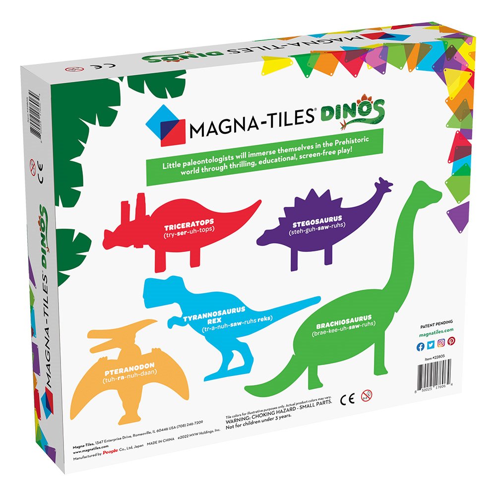 MAGNA-TILES Dinos - Set 5 Figurine Magnetice Dinozauri - Default Title (4) [ps:deda0d22-d368-42b3-8741-a011c9fb6617]
