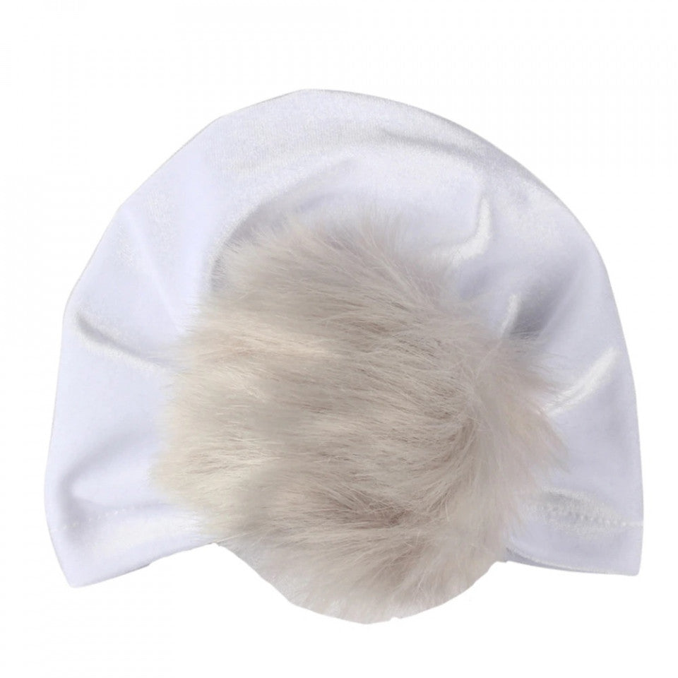 Turban bebelusi din catifea Drool (Culoare: Albastru) [ps:8917c52e-d093-4911-9fe3-f0b5c4205d2d]
