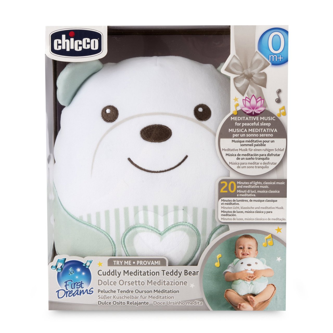 Jucarie ursulet de plus Chicco First Dreams pentru - Verde (4) [ps:262c5b4b-7596-434a-a1f4-fc641fc0af07]