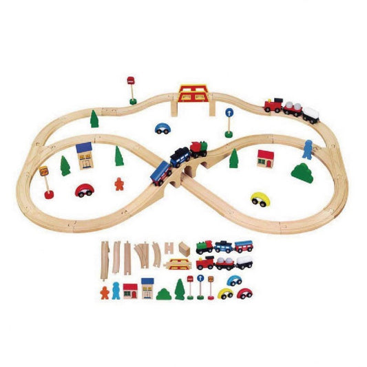 Set de trenulete din 49 de piese [ps:338aff2f-4a84-4431-8da0-fa9fe25d1f6f]