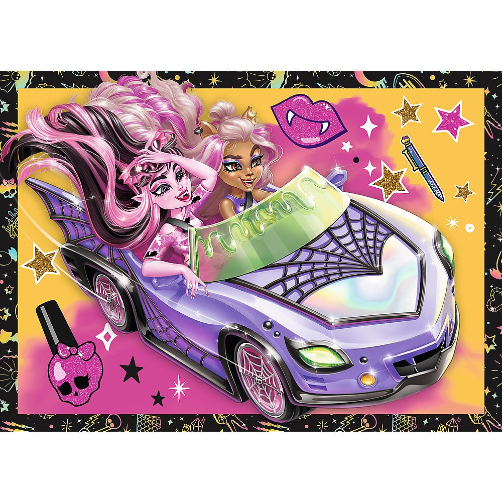 PUZZLE TREFL 4IN1 MONSTER HIGH O ZI ELECTRIZANTA - Imagine 4 [ps:c7072700-320a-4b62-8596-d968745e7258]