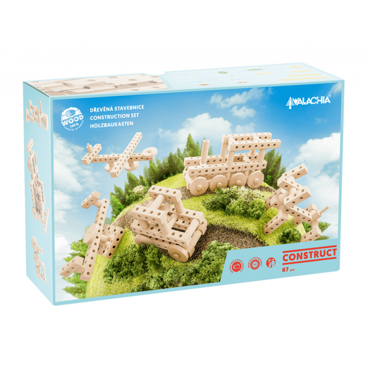 Set gama Construct format din 67 piese, pentru construit masini, animale si alte modele, Walachia [ps:3f97e004-137a-4233-874f-d0ecd3144c6e]