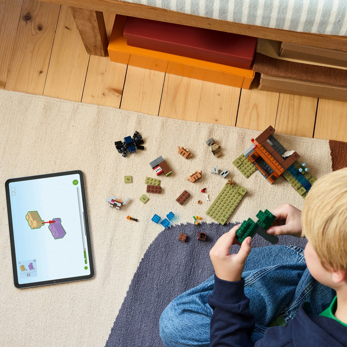 LEGO MINECRAFT EXPEDITIA DE MINERIT CU TATU 21269 - Imagine 4