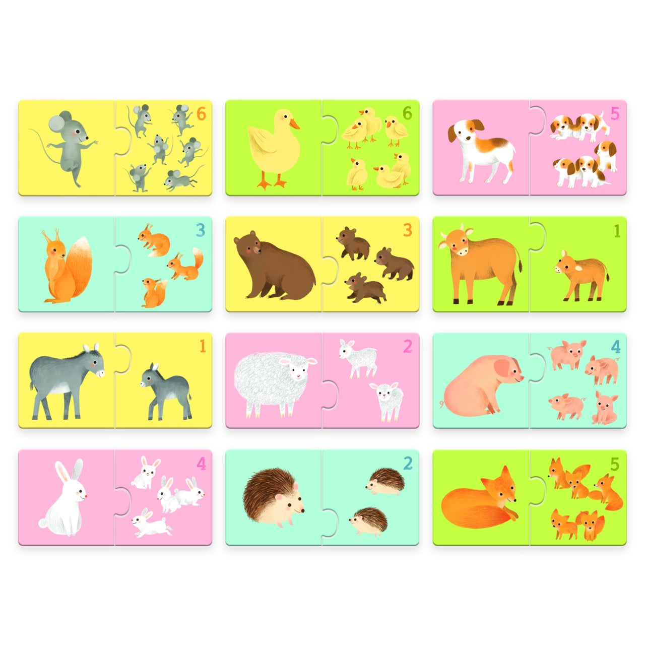Puzzle duo asociere mama-pui, Djeco - Imagine 2 [ps:e38b2f08-bc2f-4b8d-b80b-f98ddab7dfa7]