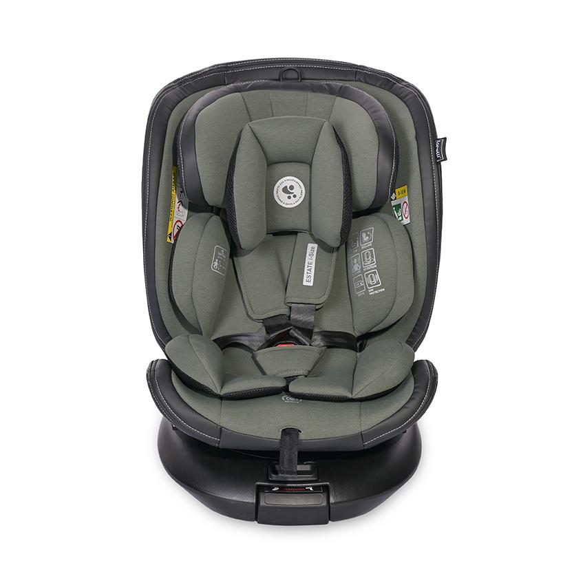 Scaun Auto Lorelli Estate i-Size, Baza Rotativă, Grey - Green (4) [ps:18062c4b-3923-453f-a08b-9f327b064741]