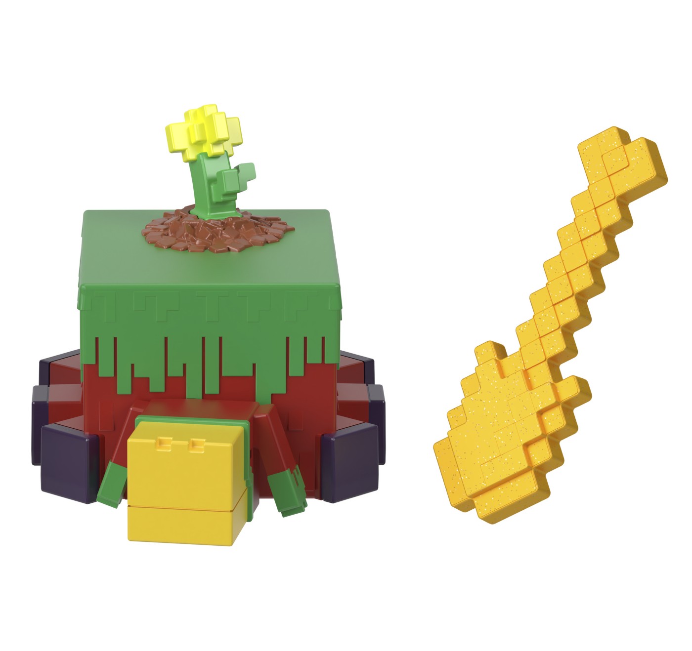 MINECRAFT MINI MODE SET EXPLORARE MINIERA TURQUOISE Mattel - Galben (4) [ps:1a24fe97-7a39-4e10-86a0-75fa89748925]