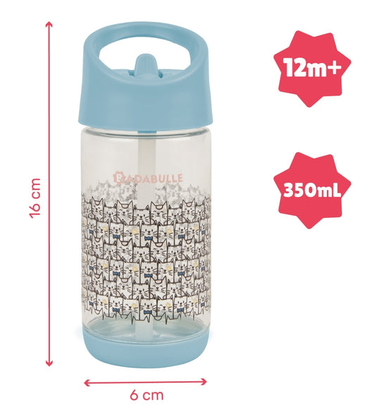 Sticlă cu pai cu pisici Badabulle - Accesorii Hrănire - Default Title (4) [ps:bebb5611-36a4-4c81-a6fd-4adaceb3cde6]