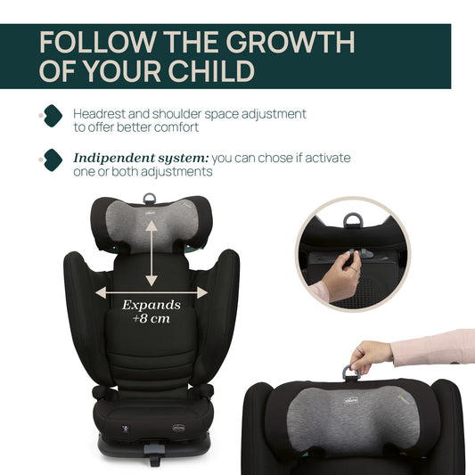 Scaun auto Chicco Fold&Go I-Size Isofix, PoshBlack - Negru (4) [ps:363d52ea-681f-498e-ae89-f4003b127d0e]