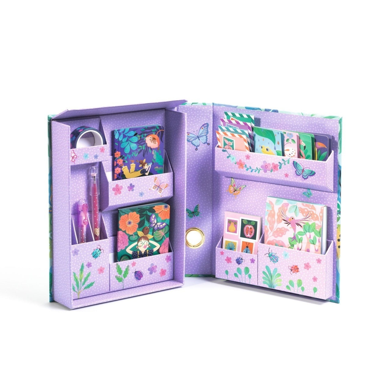 Set de papetarie Marie cu design tropical, Djeco - Imagine 2 [ps:af46cf07-9891-4bce-b10a-c2d12b726eb4]