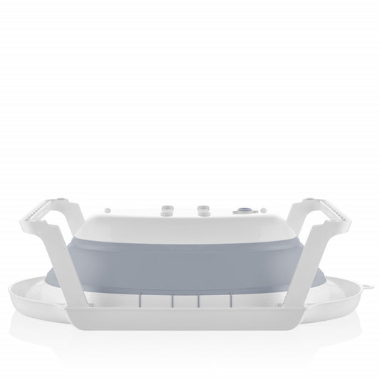 Cadita pliabila BabyJem (Culoare: Turcoaz) - Gri