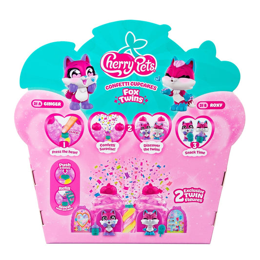 Set Joacă Cherry Pets Confetti Cupcakes Vulpe - 2 Figurine - Default Title (4) [ps:12c54b98-f19d-4aa9-8796-ebeb08a27c04]