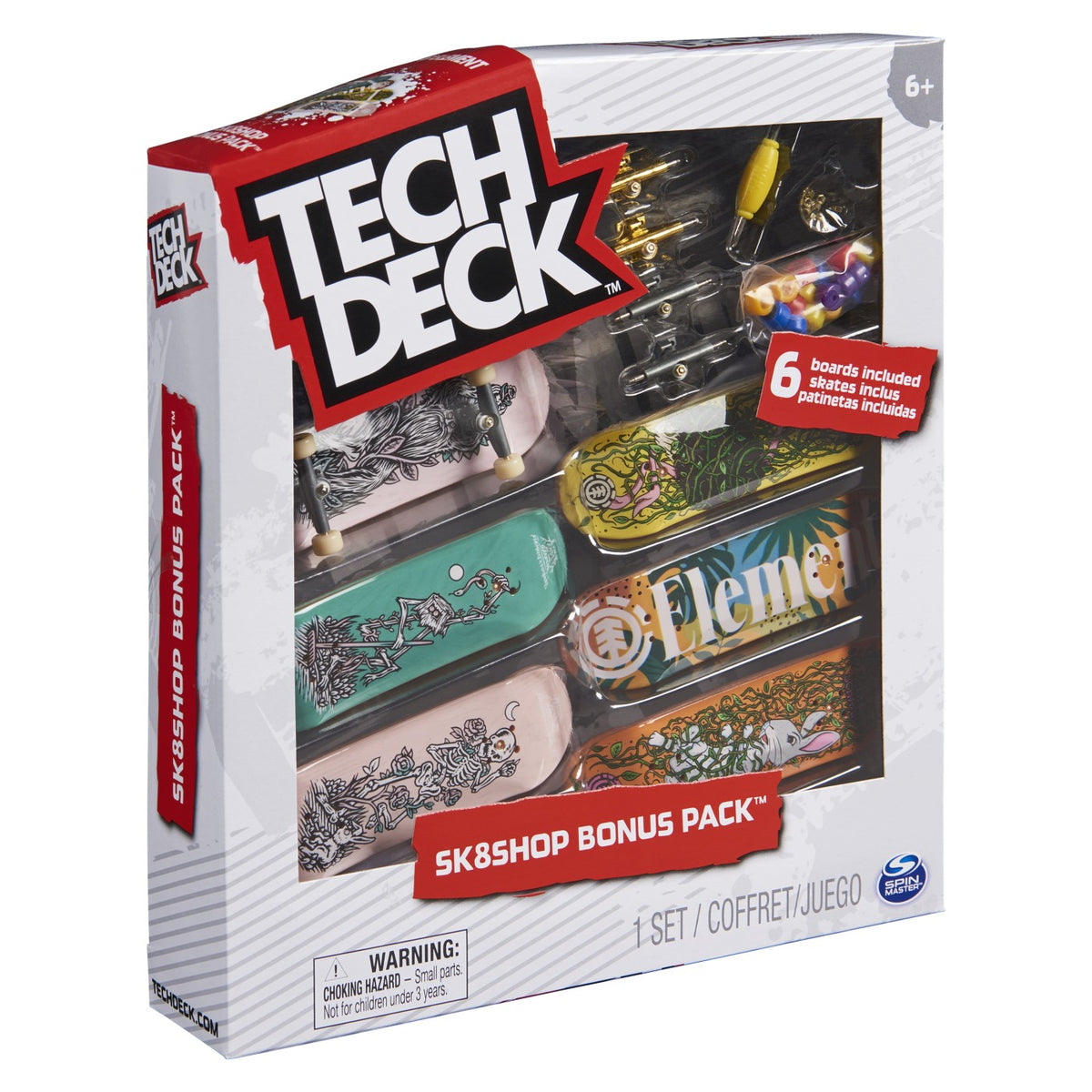 TECH DECK PACHET 6 PIESE CU ACCESORII FINGERBOARD HEART - Element (4) [ps:722e6eef-a7d4-443c-b152-b70948e0c582]