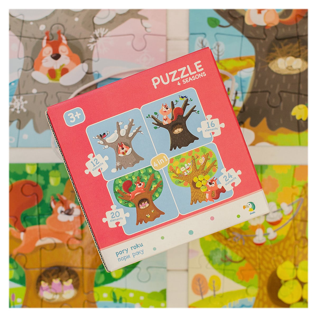 Puzzle Anotimpurile 4 in 1 Dodo Toys - 72 Piese - Default Title (4) [ps:7844d4a8-4255-4610-8e30-a4cb942149cd]