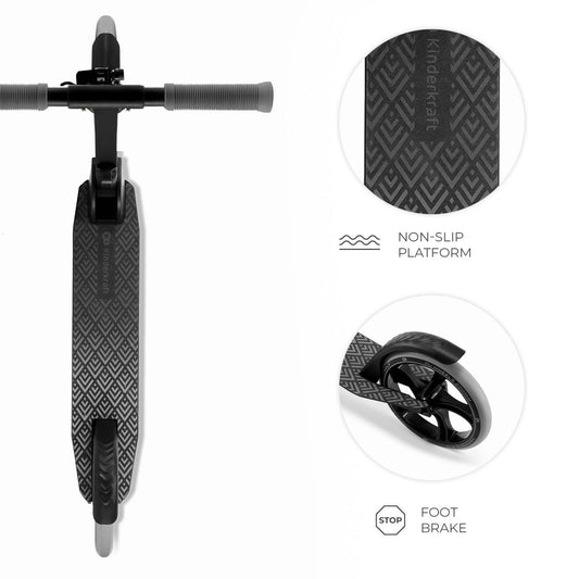 TROTINETA KINDERKRAFT FREELY, BLACK - Imagine 4