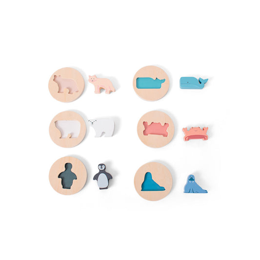 Puzzle cu forme de animale, BS Toys [ps:5093f90b-43eb-4b9e-9317-8f52ad314886]