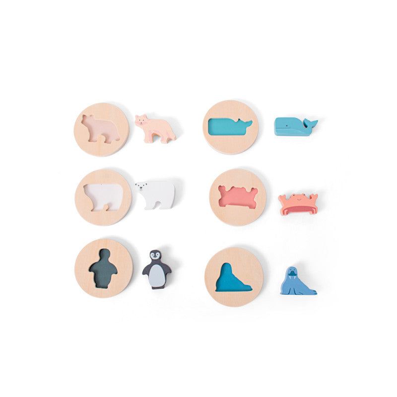 Puzzle cu forme de animale, BS Toys [ps:5093f90b-43eb-4b9e-9317-8f52ad314886]