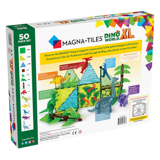 MAGNA-TILES Dino World XL - Set Magnetic 50 Piese - Default Title (4) [ps:c16a3db4-ca01-4097-b965-cd8c98bca254]