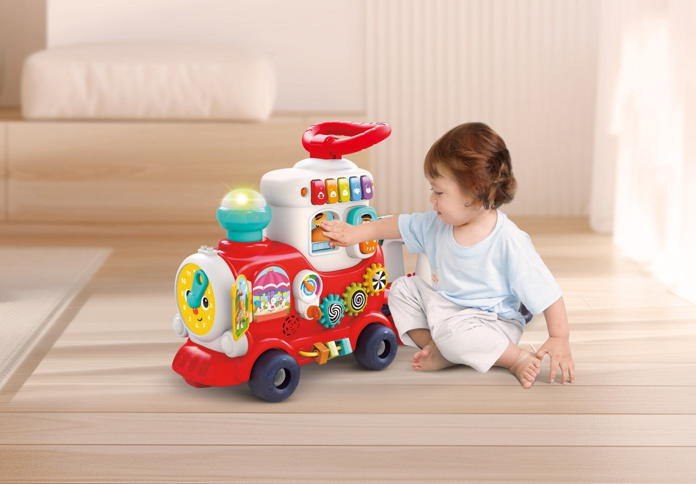 TRENULET 4 IN 1 ROSU Jucarii Bebe - Imagine 3 [ps:561604be-0592-4733-80b6-9d9ae7cac442]