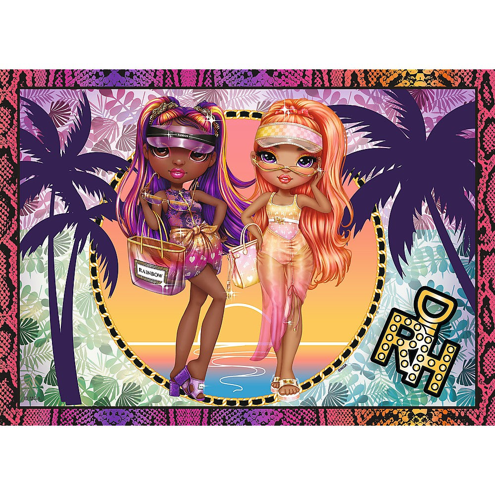 PUZZLE TREFL RAINBOW HIGH 4IN1 PAPUSILE FASHION - Imagine 4