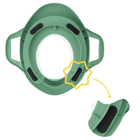 Reductor WC cu Manere Verde Badabulle - Confort și Siguranță - Verde (4) [ps:676f5468-f6bb-45c1-8630-6b4428192bdc]