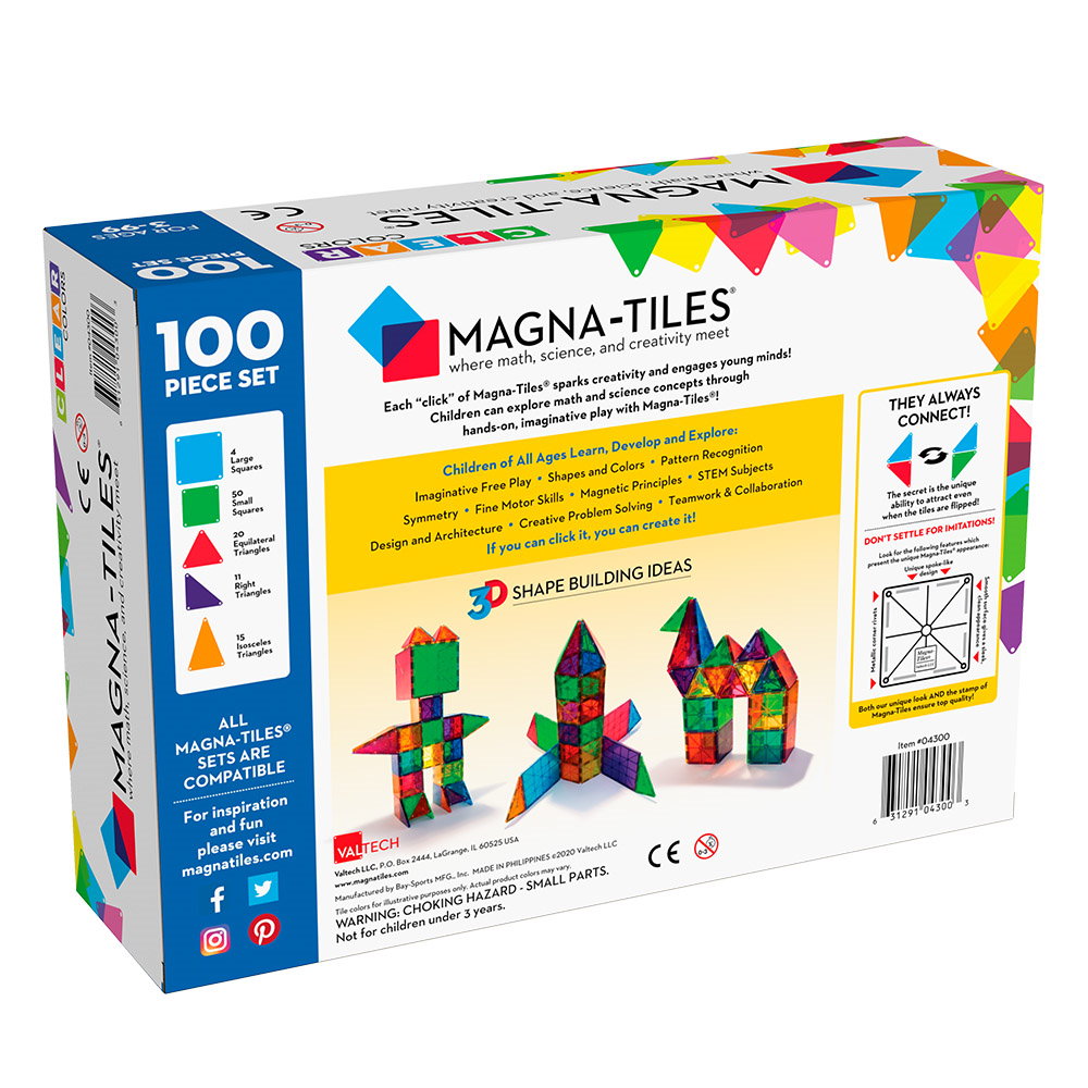 Magna-Tiles Clear Colors - Set Magnetic 100 Piese - Default Title (4) [ps:c1b04205-1993-4f56-a017-00ea9097724a]