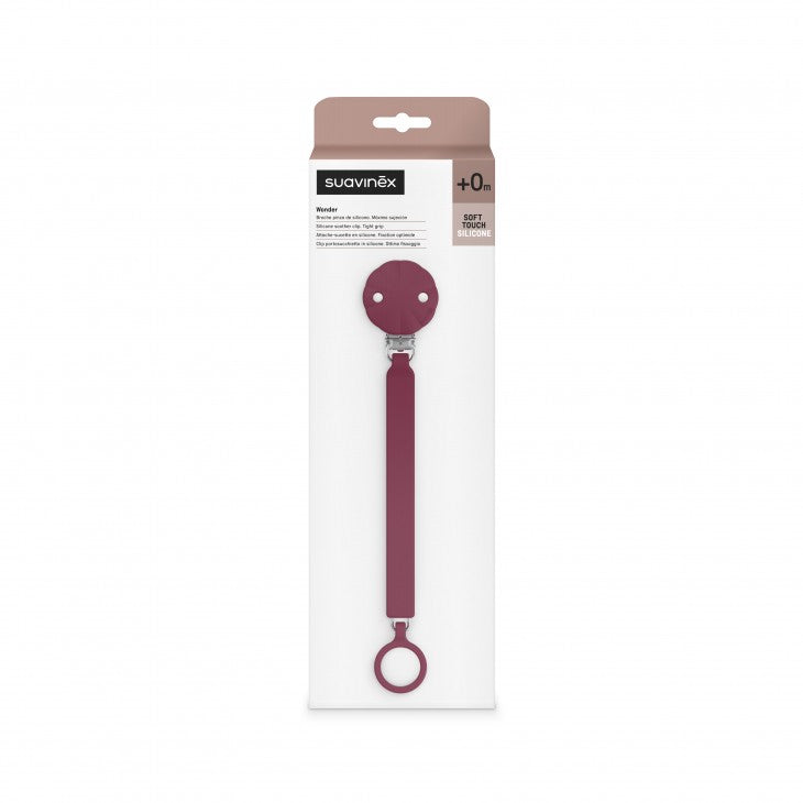 SUAVINEX WONDER LĂNȚIȘOR CLIP PENTRU SUZETĂ DIN SILICON VIVA MAGENTA [ps:1f07fb4e-efff-476a-b05a-6402a0de5e9e]