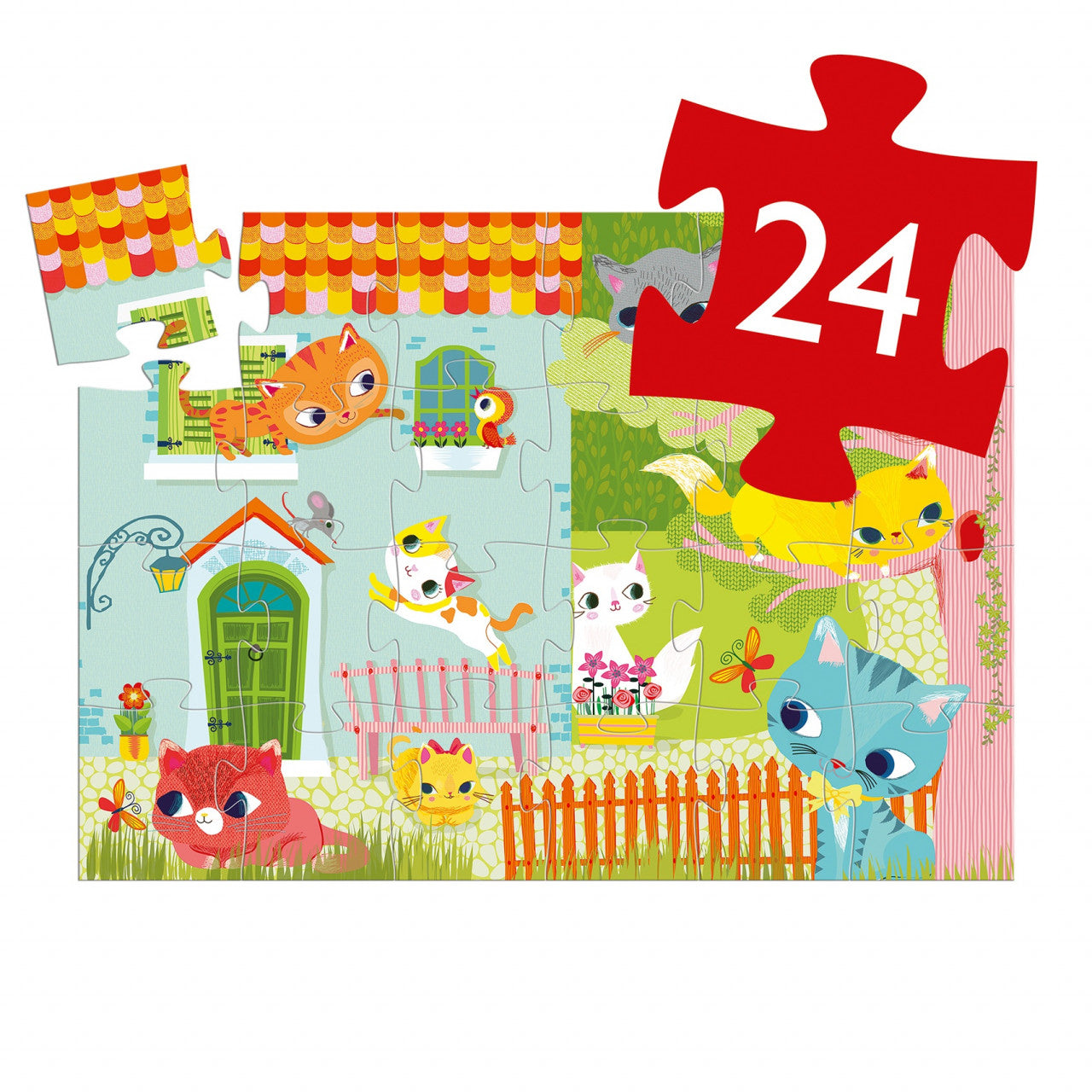 Puzzle Pisici jucause, Djeco - Imagine 5 [ps:0696544d-431d-4705-a679-d933ad4e5eba]