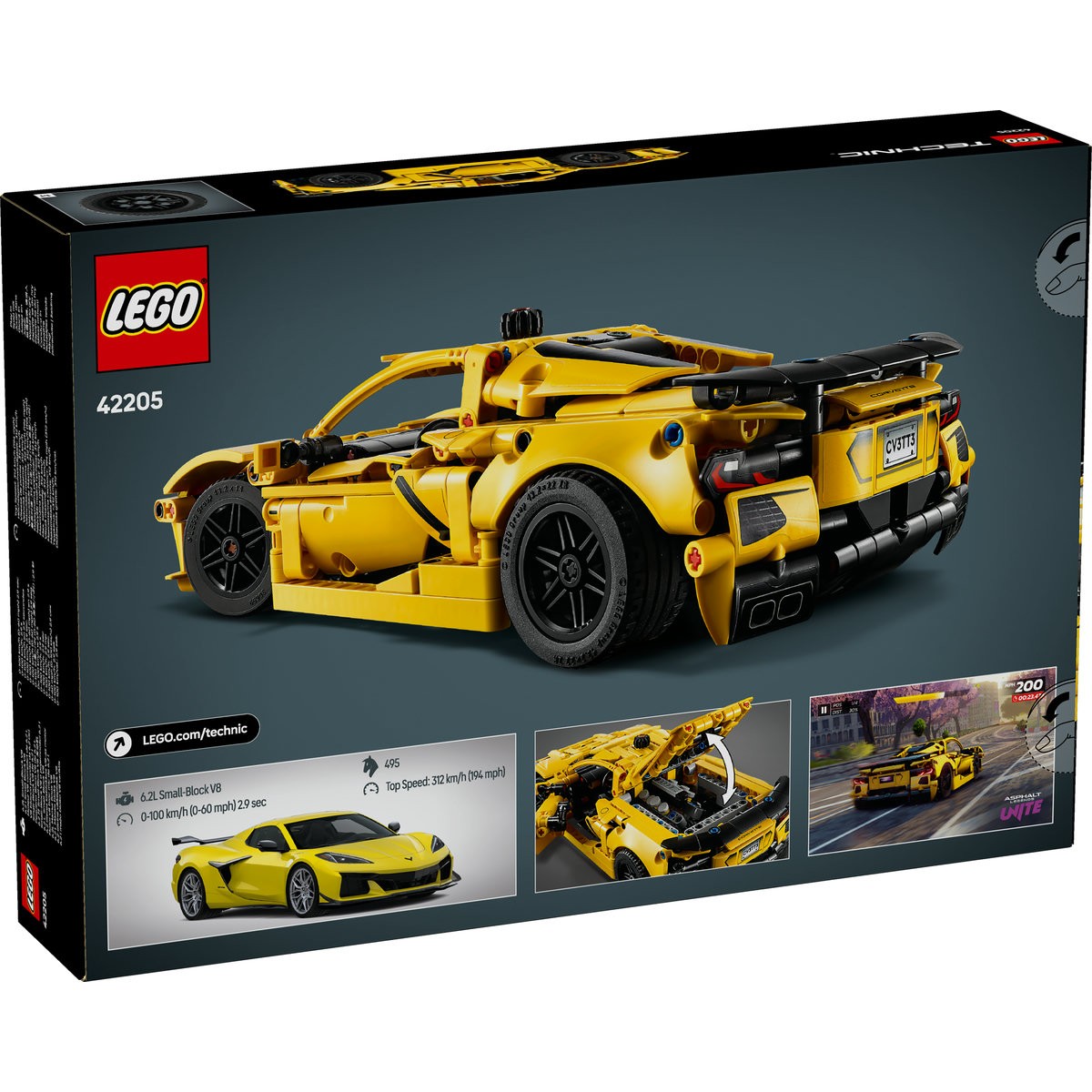LEGO TECHNIC CHEVROLET CORVETTE STINGRAY 42205 - Imagine 8 [ps:dfc9fcd0-0722-4007-bf87-9f130267878b]