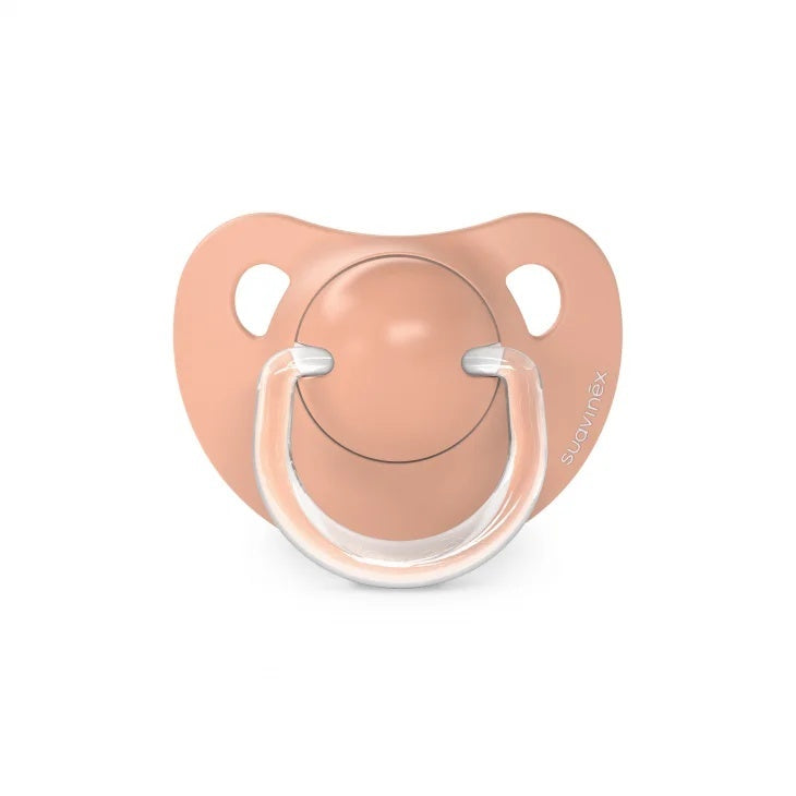 Suzetă anatomică din silicon, 2 buc 6-18 luni piersică - Imagine 4