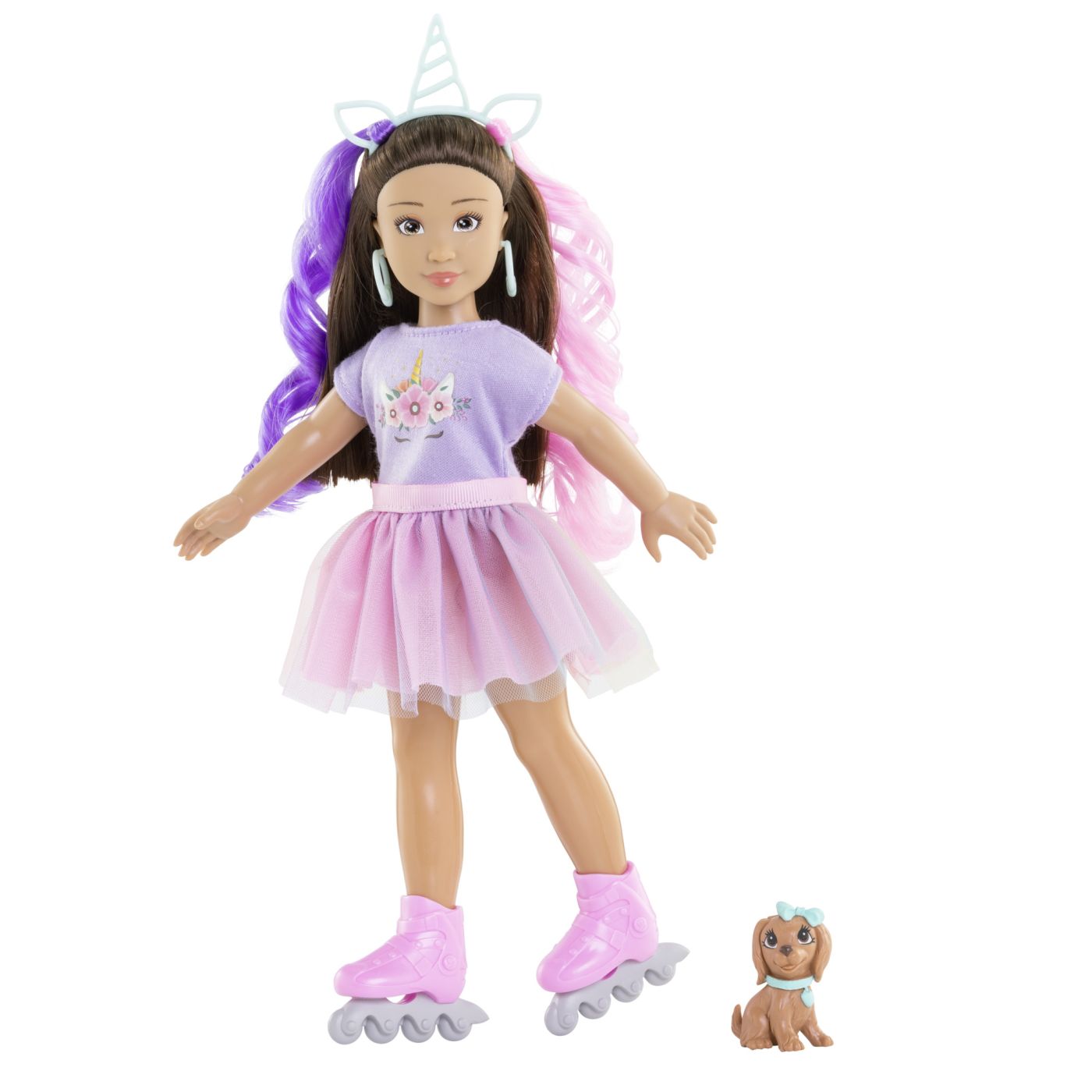COROLLE SET UNICORN PAPUSA LUNA 28CM Simba - Imagine 4
