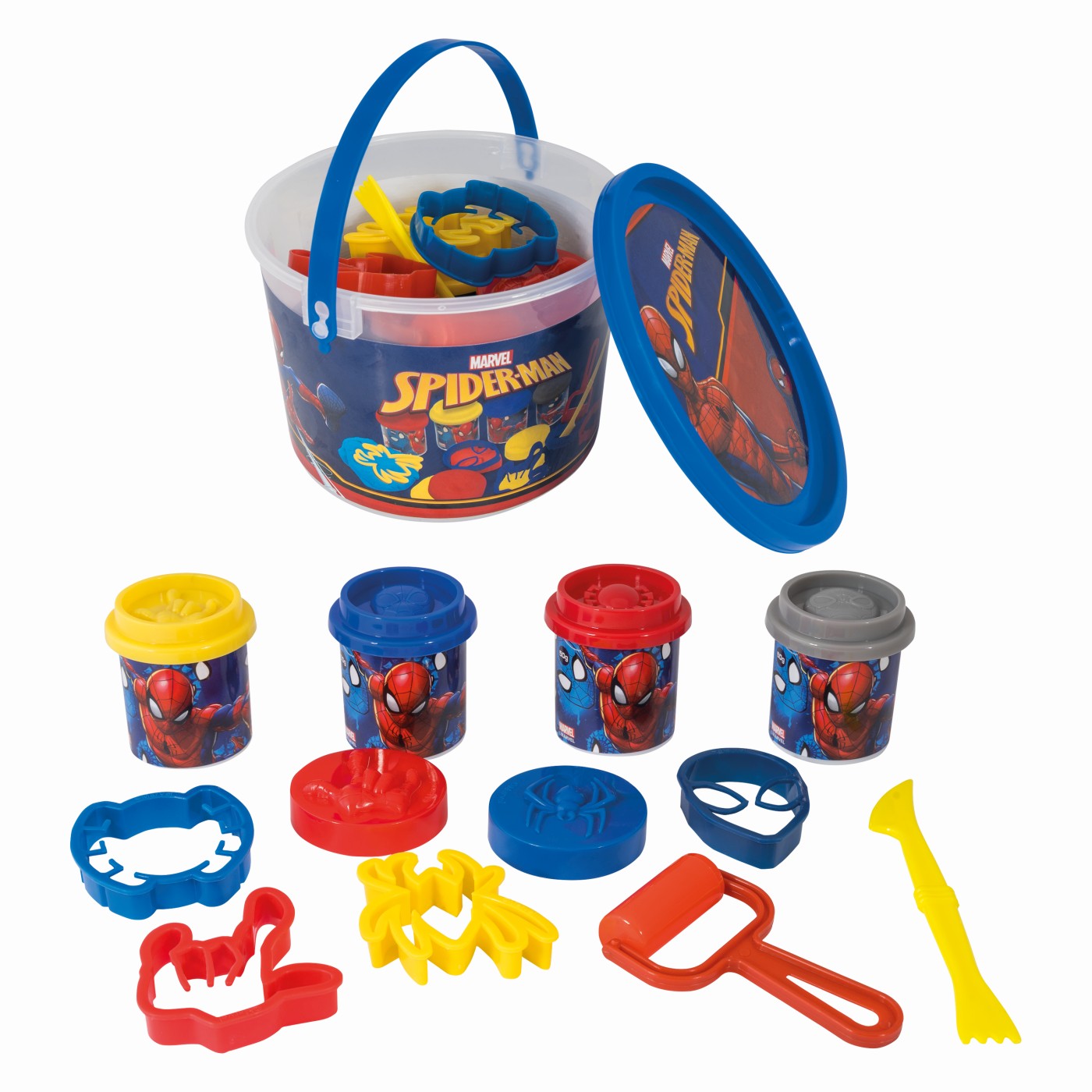 GALETUSA CU 4 BORCANASE DE PLASTILINA SI ACCESORII DE - Imagine 4 [ps:4abfb1b2-cbc5-4fa4-abde-2f075b9352d9]