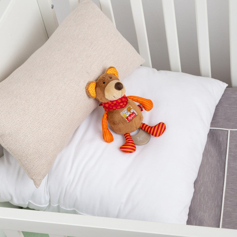 Jucarie muzicala din plus Ursulet colorat, Sigikid [ps:53d70ced-4352-42d3-8b57-6db5766051c6]