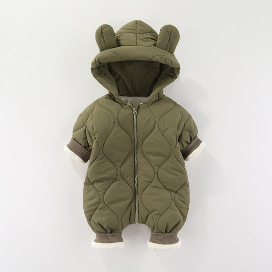 Combinezon Iarna Bebelusi Flippy, Bumbac, Maro, 73 cm - Verde (4) [ps:da4f242e-24d8-4097-a019-c1553b185422]