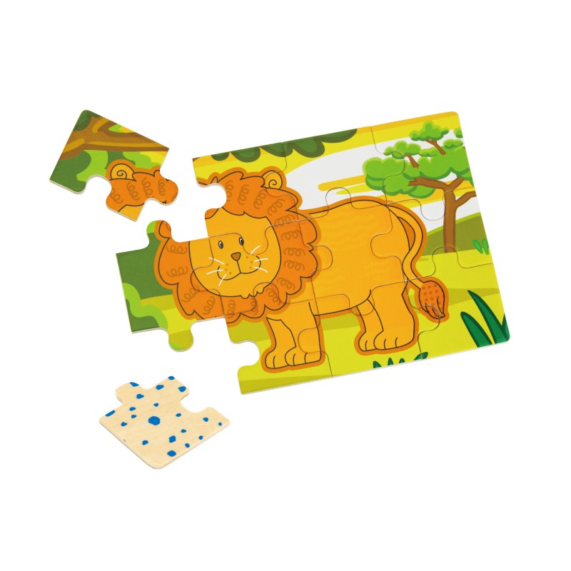Puzzle conectabil 4 in 1 - Jungla, Viga [ps:f92cf6f0-f9c4-4240-9ef2-65b70f57e63c]