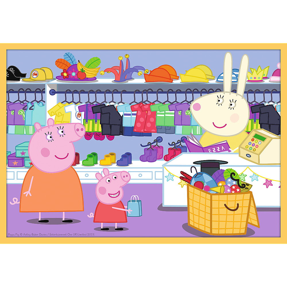 PUZZLE TREFL 10IN1 INTALNESTE-O PE PEPPA PIG - Imagine 4