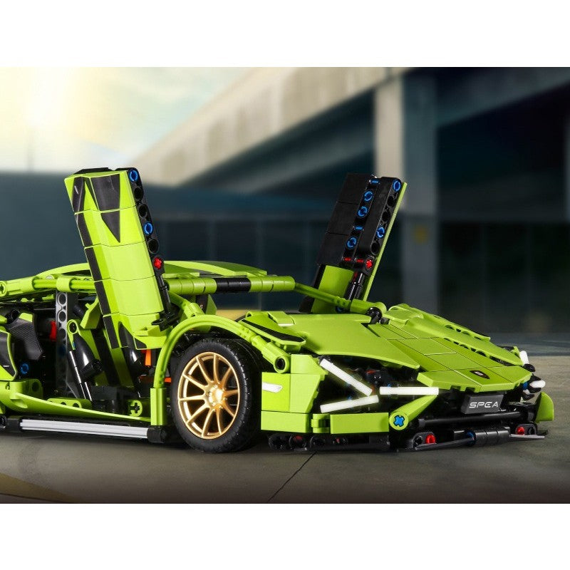 Joc de Construit Lamborghini Flippy, 1280 Piese, Verde, 6+ - Default Title (4) [ps:72da26df-6adb-4fde-b1de-dfc360334736]