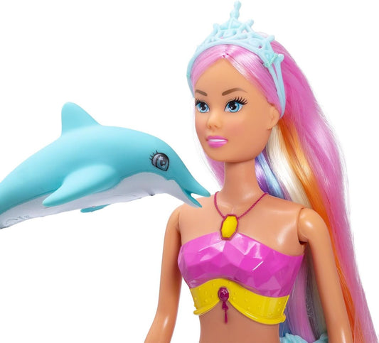Papusa Steffi Sirena cu Coada Curcubeu si Delfin - Simba - Default Title (4) [ps:6227c933-2ea8-4d51-93c5-71b621ddd6d2]